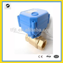 auto control brass electric valve DC3.6V with actuator for prepaid water meter and wireless remote control water meter control